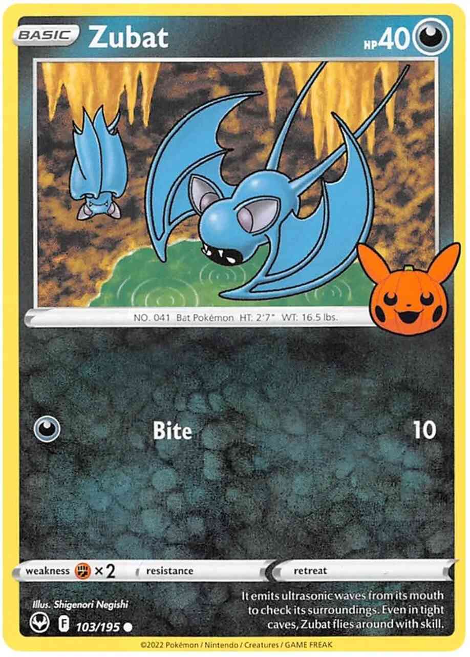 Zubat - 103/195 - Promo [Trick or Trade BOOster 2023] [swsh12msp-103] [Non-Holo]