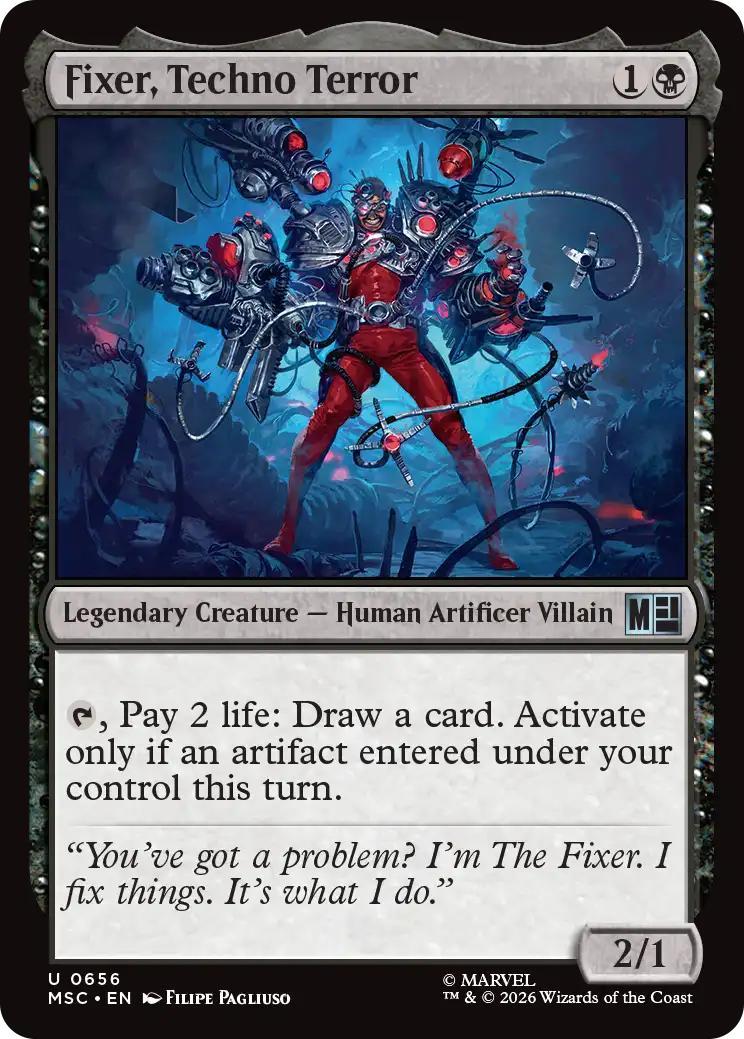 Fixer, Techno Terror [656] [Jumpstart] [Marvel Super Heroes: Commander] [Non-Foil]