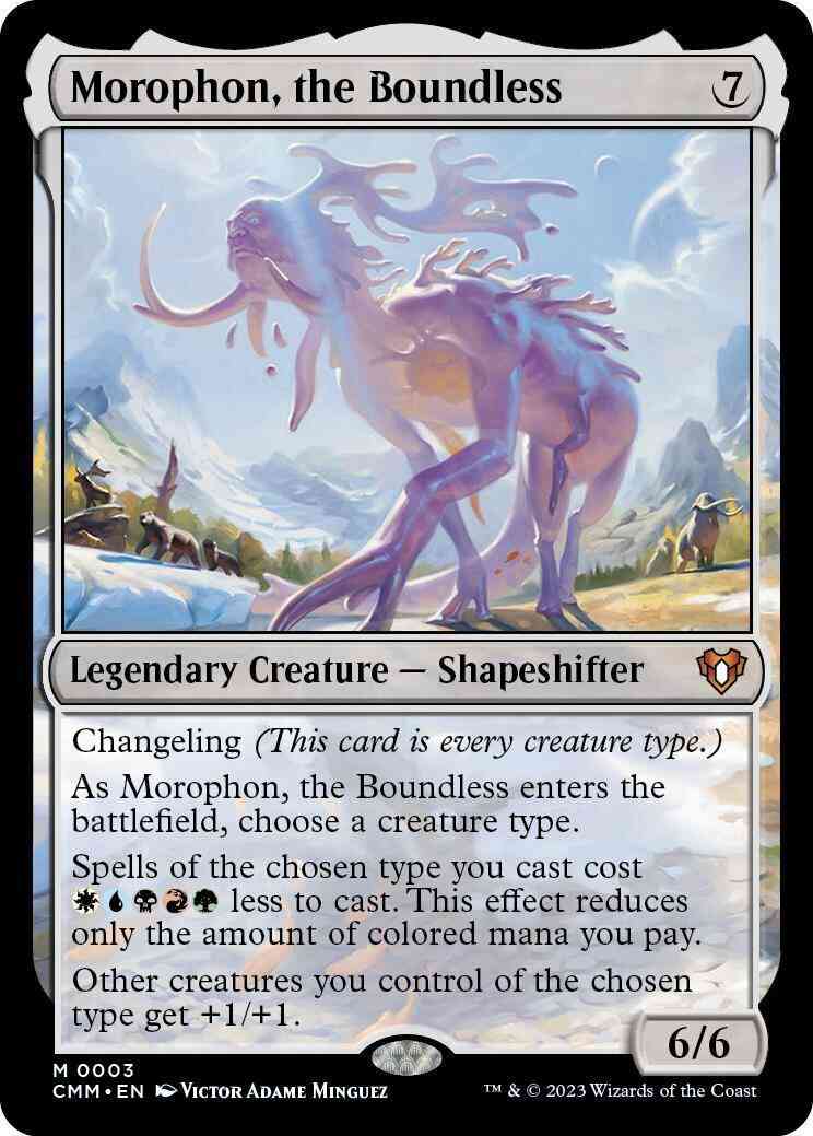 Morophon, the Boundless [3] [Commander Masters] [Non-Foil]