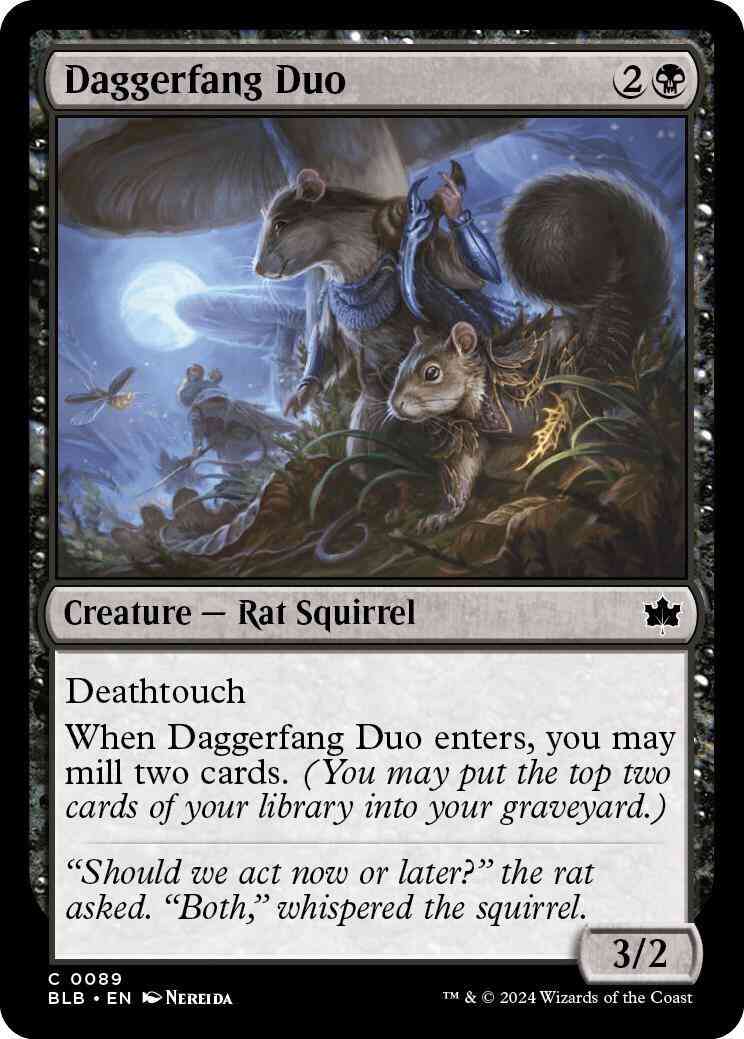 Daggerfang Duo [89] [Bloomburrow] [Non-Foil]