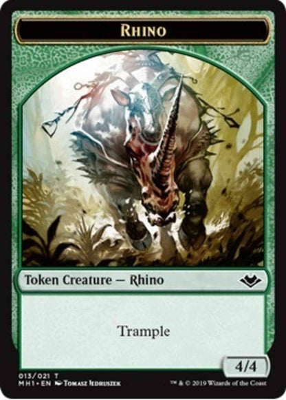 Goblin Token (10) // Rhino Token (13) [Modern Horizons Tokens] [Non-Foil]