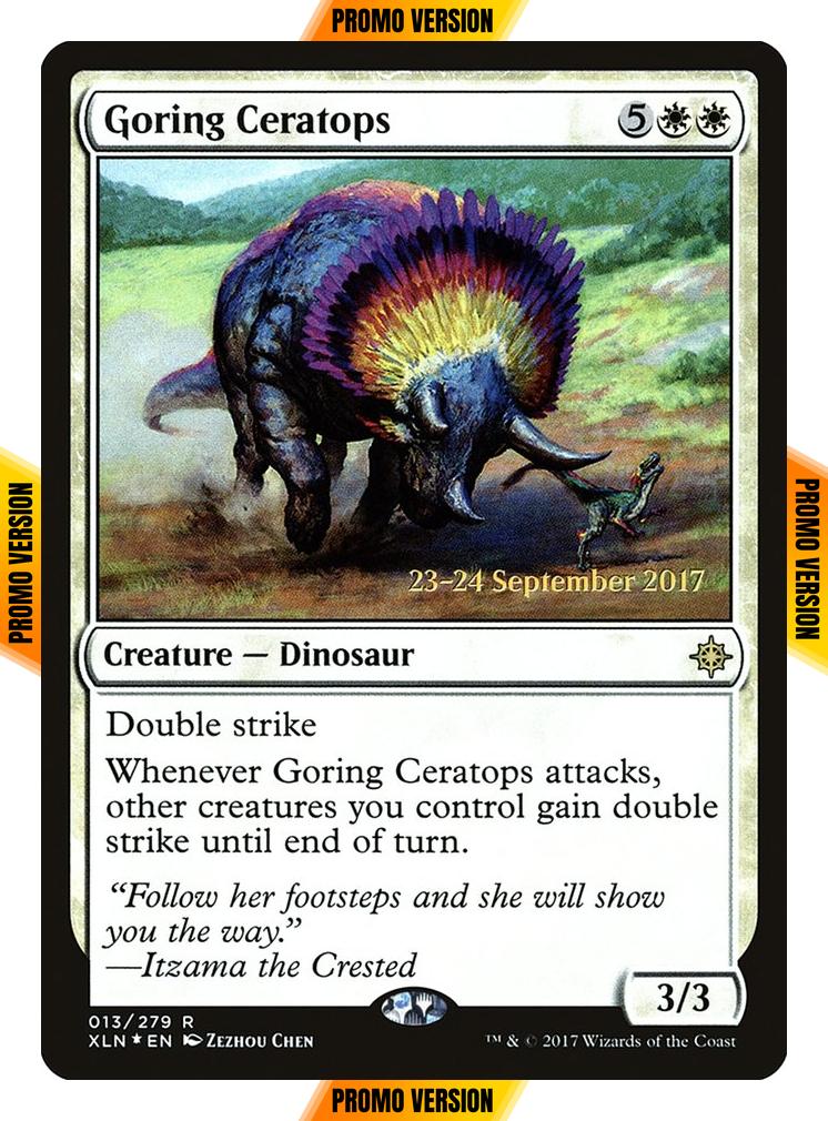 Goring Ceratops [13s] [Ixalan Promos] [Foil]