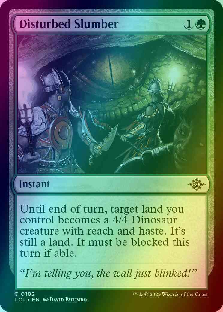 Disturbed Slumber [182] [The Lost Caverns of Ixalan] [Foil]