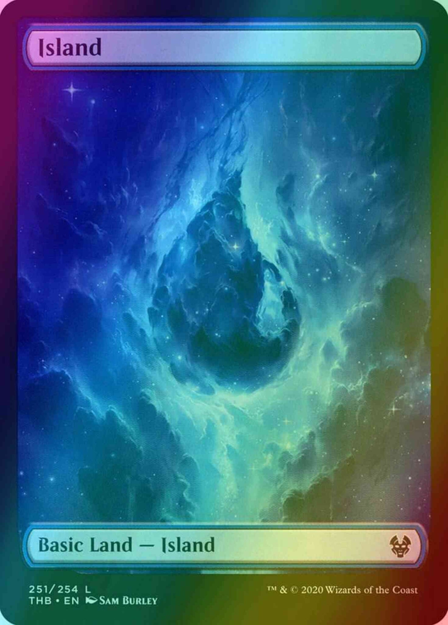 Island [251] [Full Art] [Theros Beyond Death] [Foil]