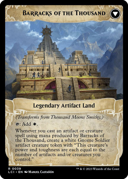 Thousand Moons Smithy // Barracks of the Thousand [39] [The Lost Caverns of Ixalan] [Non-Foil]