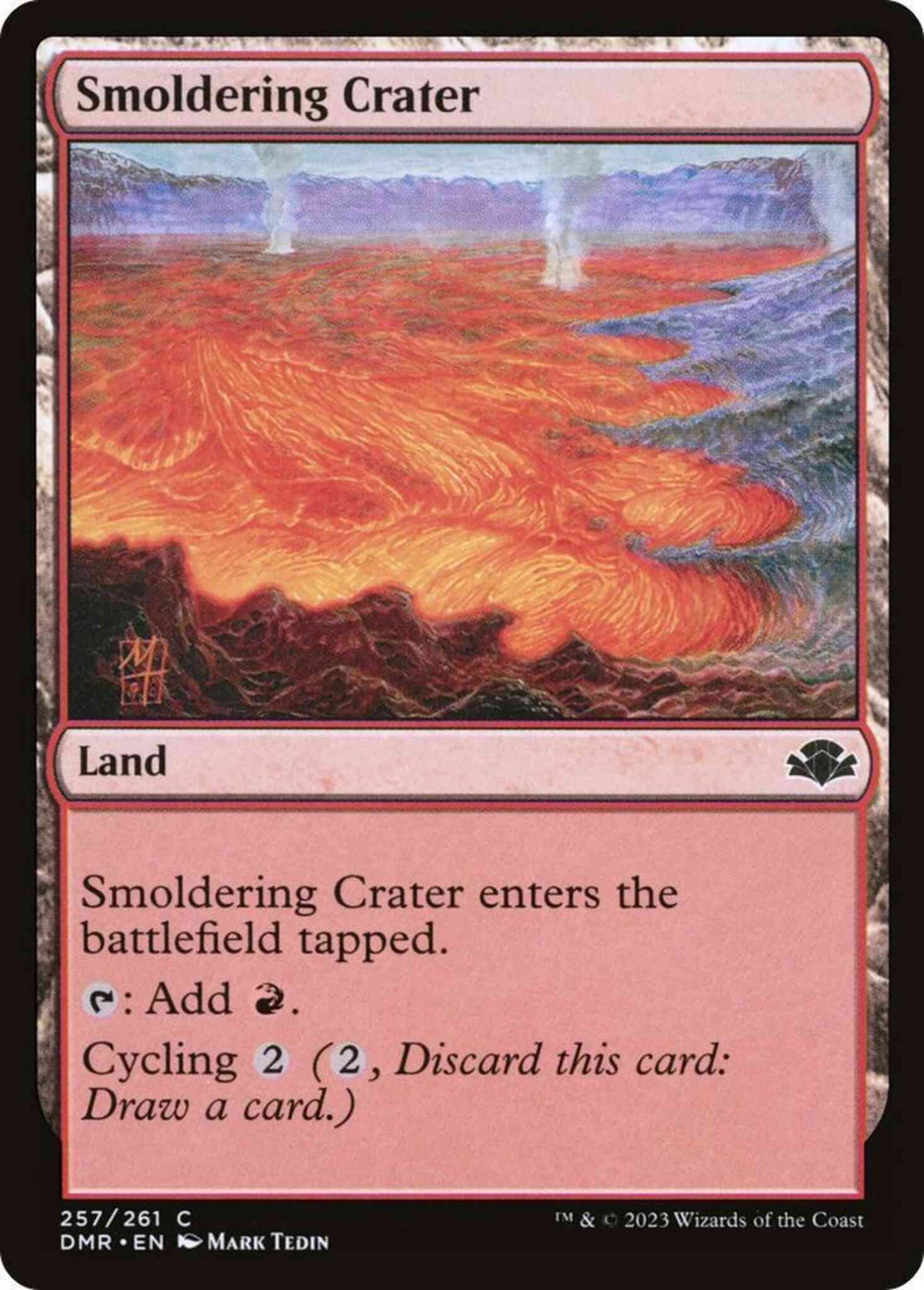 Smoldering Crater [257] [Dominaria Remastered] [Non-Foil]