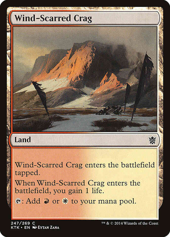 Wind-Scarred Crag [247] [Khans Of Tarkir] [Non-Foil]