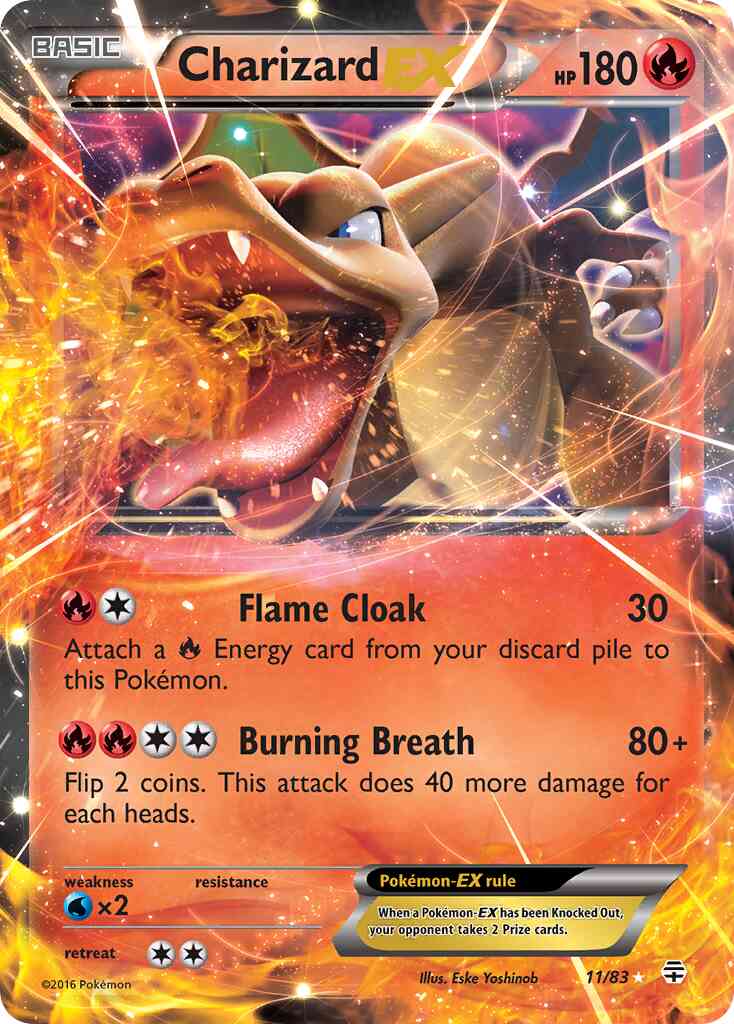 Charizard-EX - 11/83 - Rare Holo EX [g1-11] [Ultra]