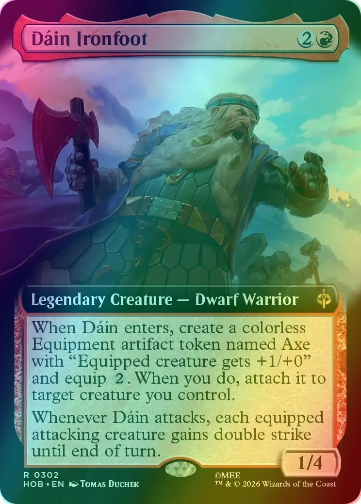 Dáin Ironfoot [302] [Extended Art] [The Hobbit] [Foil]
