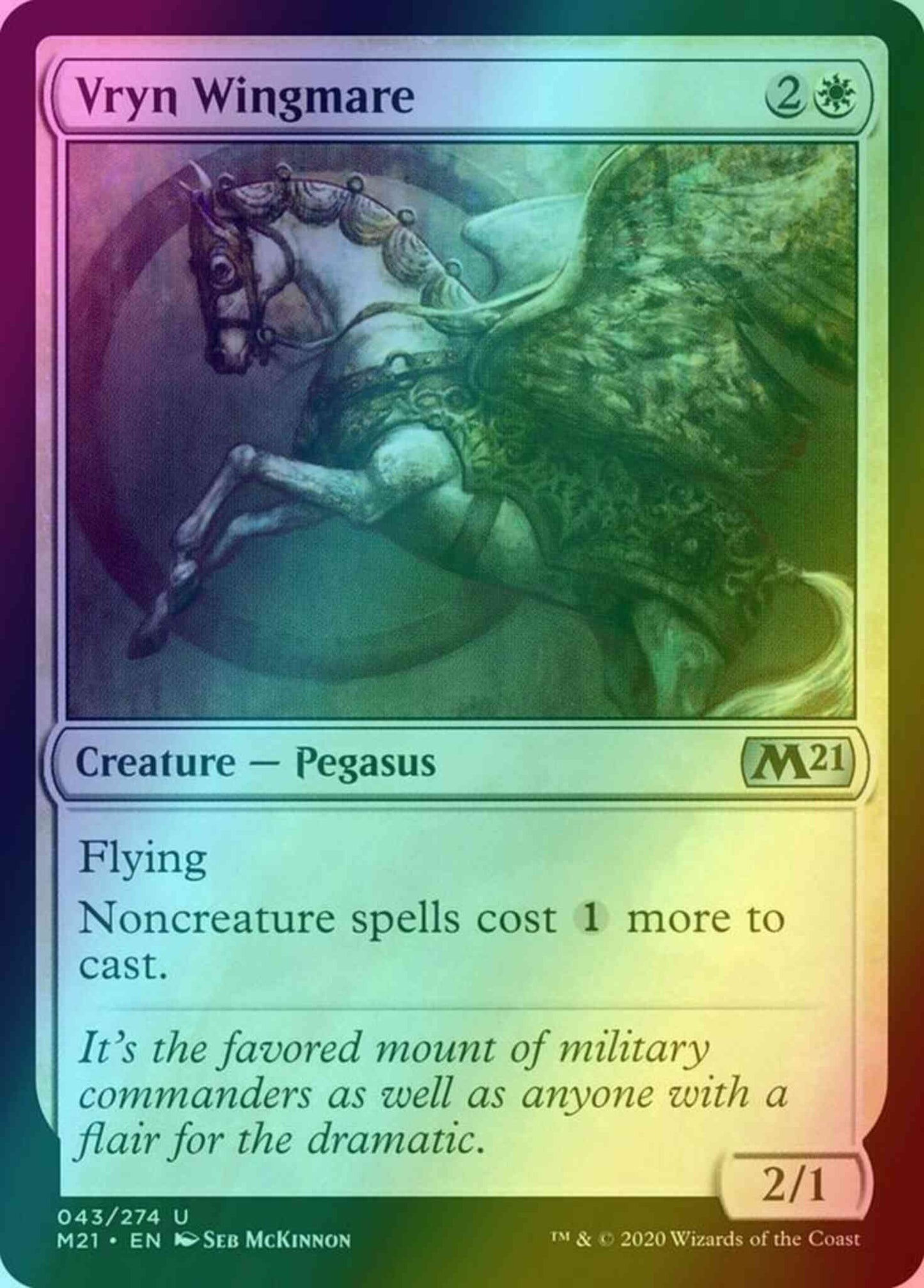 Vryn Wingmare [43] [Core Set 2021] [Foil]