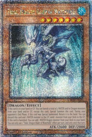 Tidal, Dragon Ruler of Waterfalls - RA03-EN009 - Quarter Century Secret Rare - 1st Edition