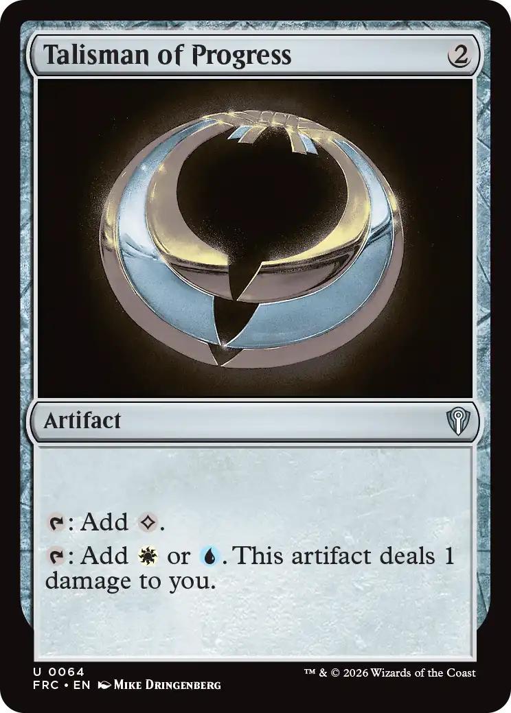Talisman of Progress [64] [Reality Fracture: Commander] [Non-Foil]