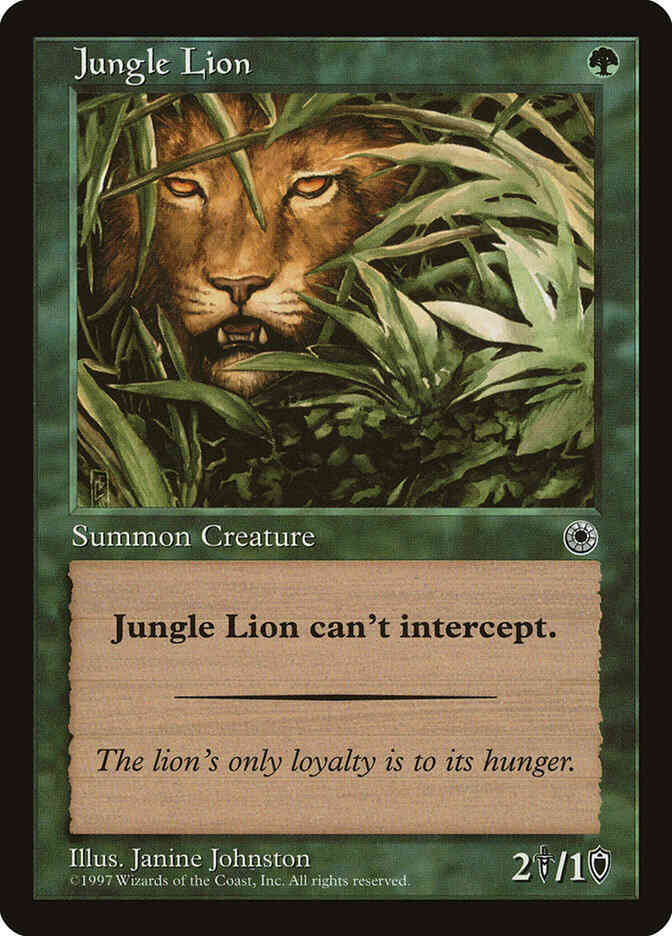 Jungle Lion [171] [Portal 1] [Non-Foil]