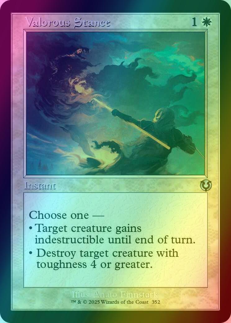 Valorous Stance [352] [Retro Frame] [Innistrad Remastered] [Foil]