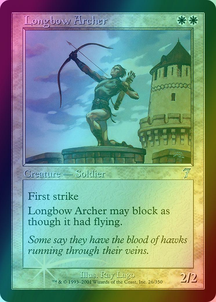 Longbow Archer [26x] [Seventh Edition] [Foil]