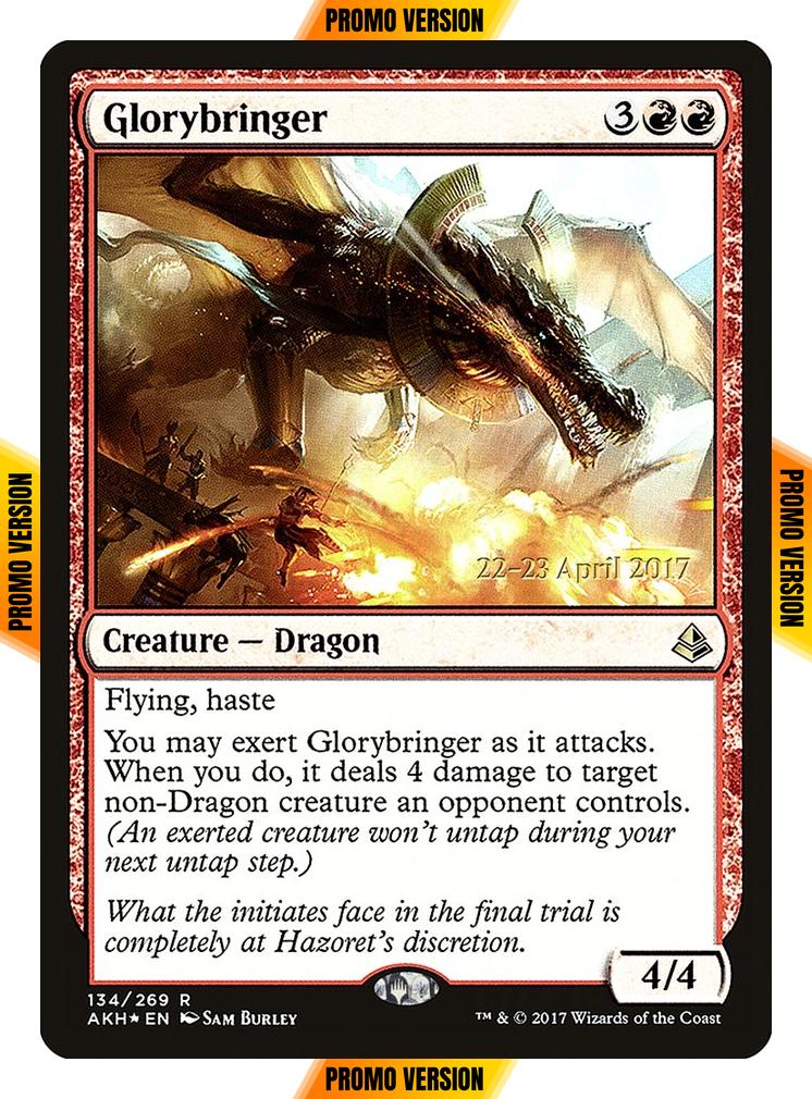 Glorybringer [134s] [Amonkhet Promos] [Foil]