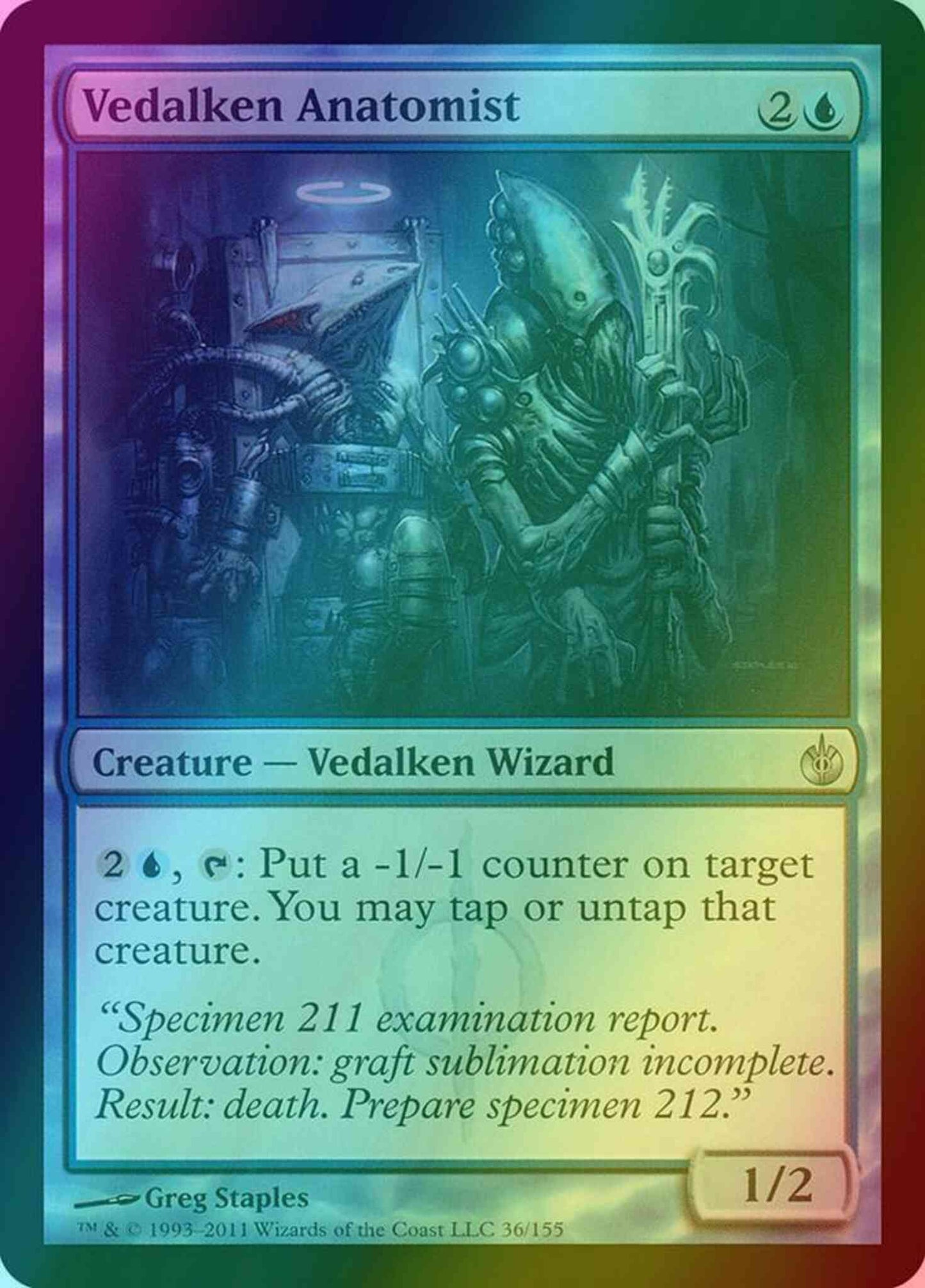 Vedalken Anatomist [36] [Mirrodin Besieged] [Foil]