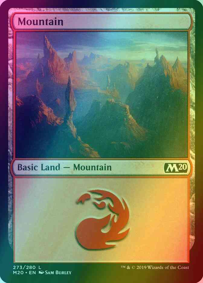 Mountain [273] [Core Set 2020] [Foil]