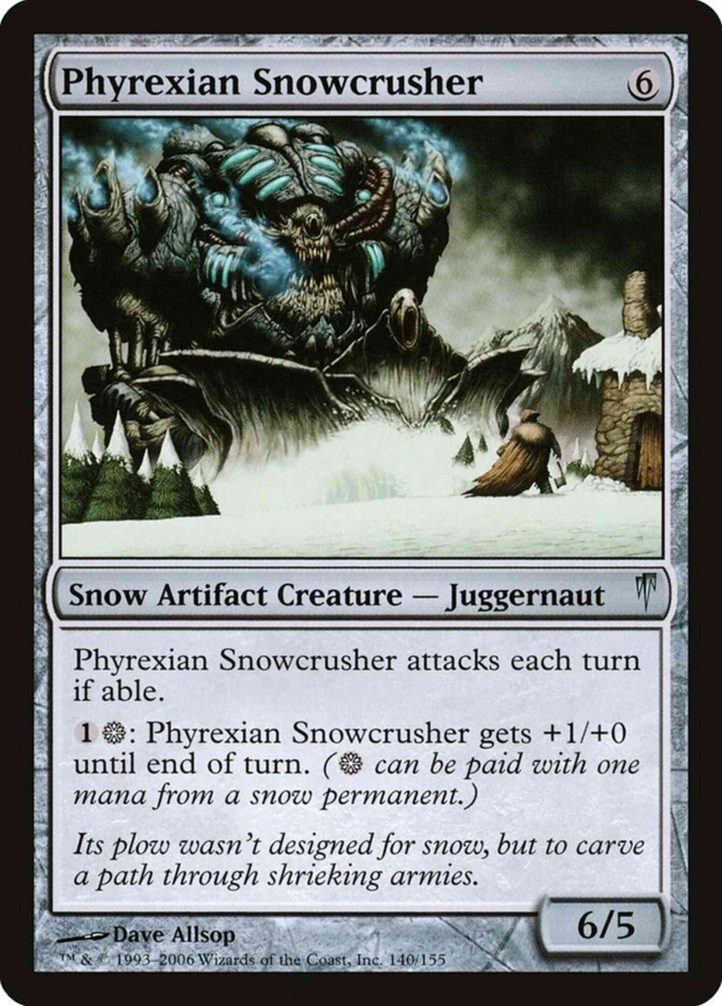 Phyrexian Snowcrusher [140] [Coldsnap] [Non-Foil]