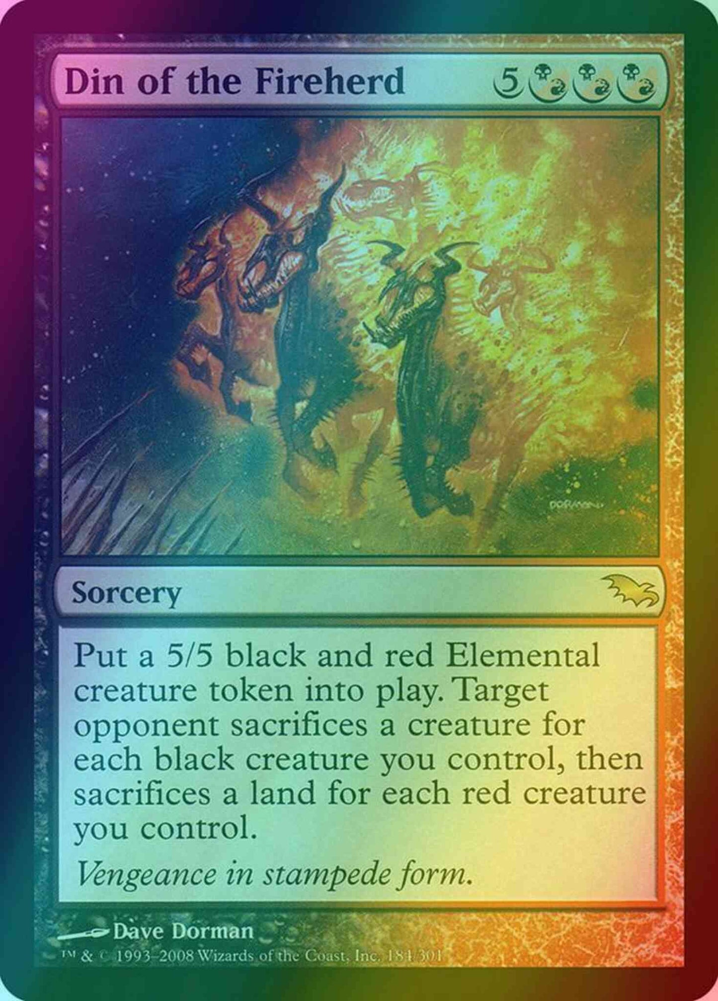 Din of the Fireherd [184] [Shadowmoor] [Foil]