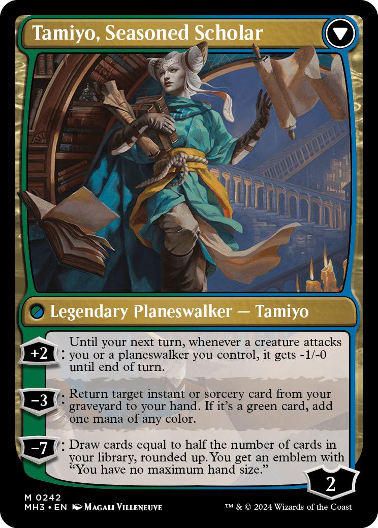 Tamiyo, Inquisitive Student // Tamiyo, Seasoned Scholar [242] [Modern Horizons 3] [Non-Foil]