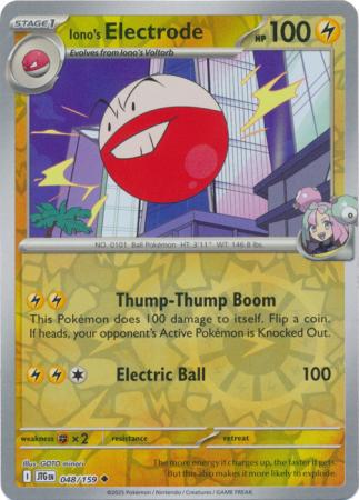 Iono's Electrode - 048/159 - Uncommon [sv09-048] [Reverse Holo]