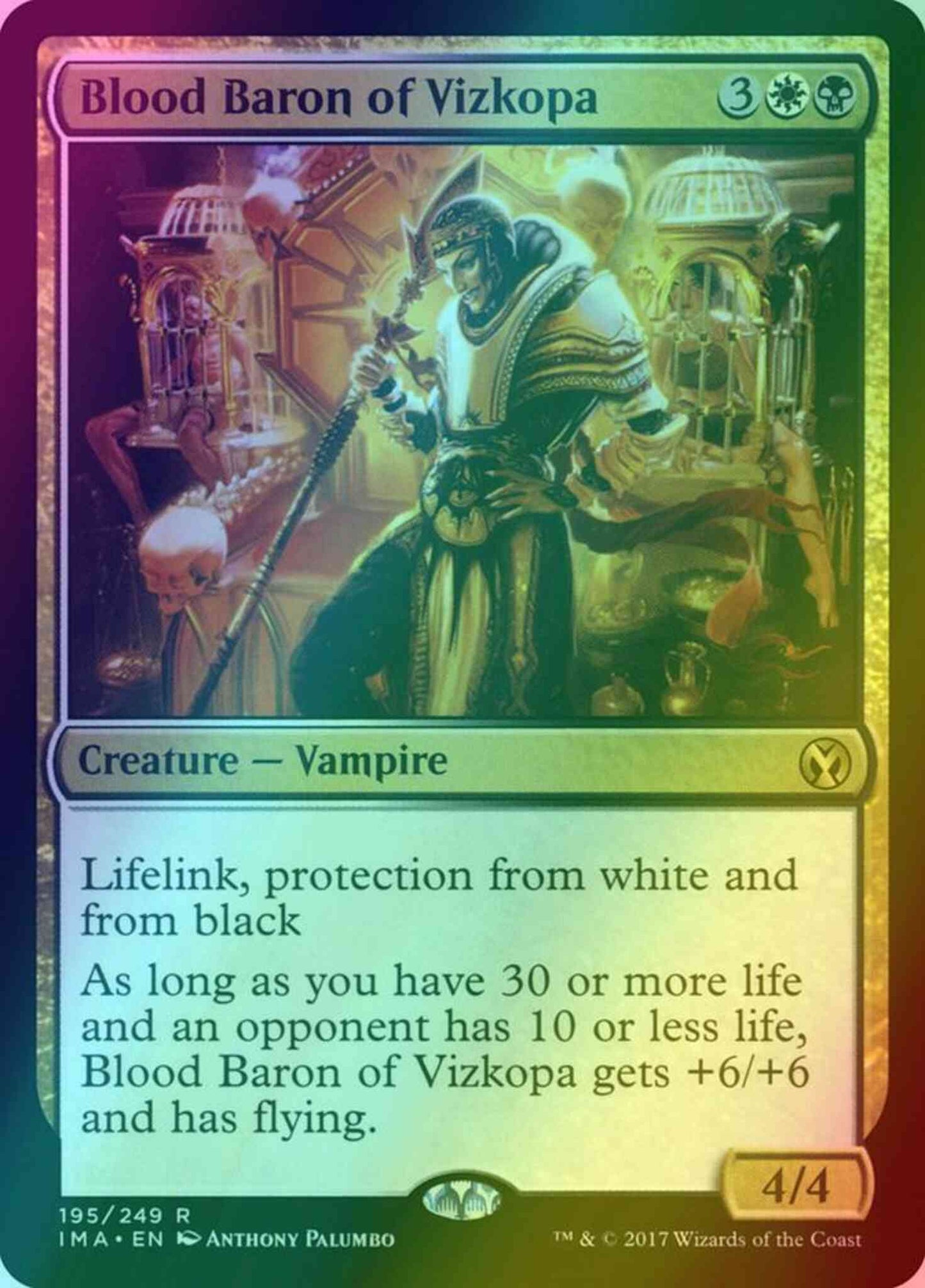 Blood Baron of Vizkopa [195] [Iconic Masters] [Foil]