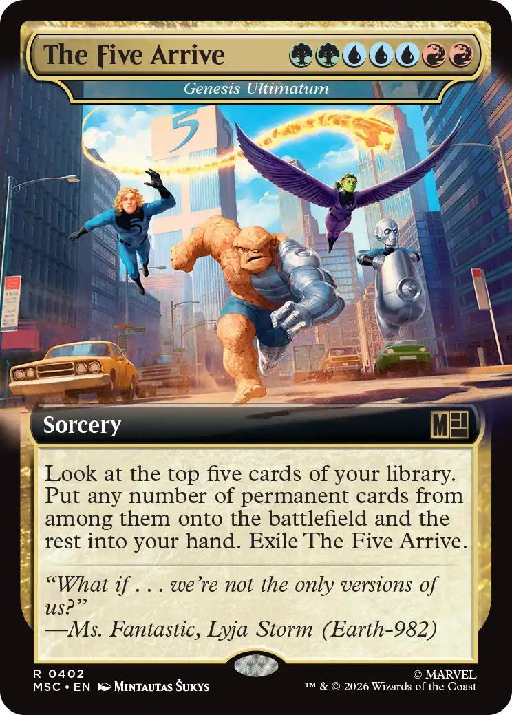 Genesis Ultimatum [402] [Extended Art] [Marvel Super Heroes: Commander] [Non-Foil]