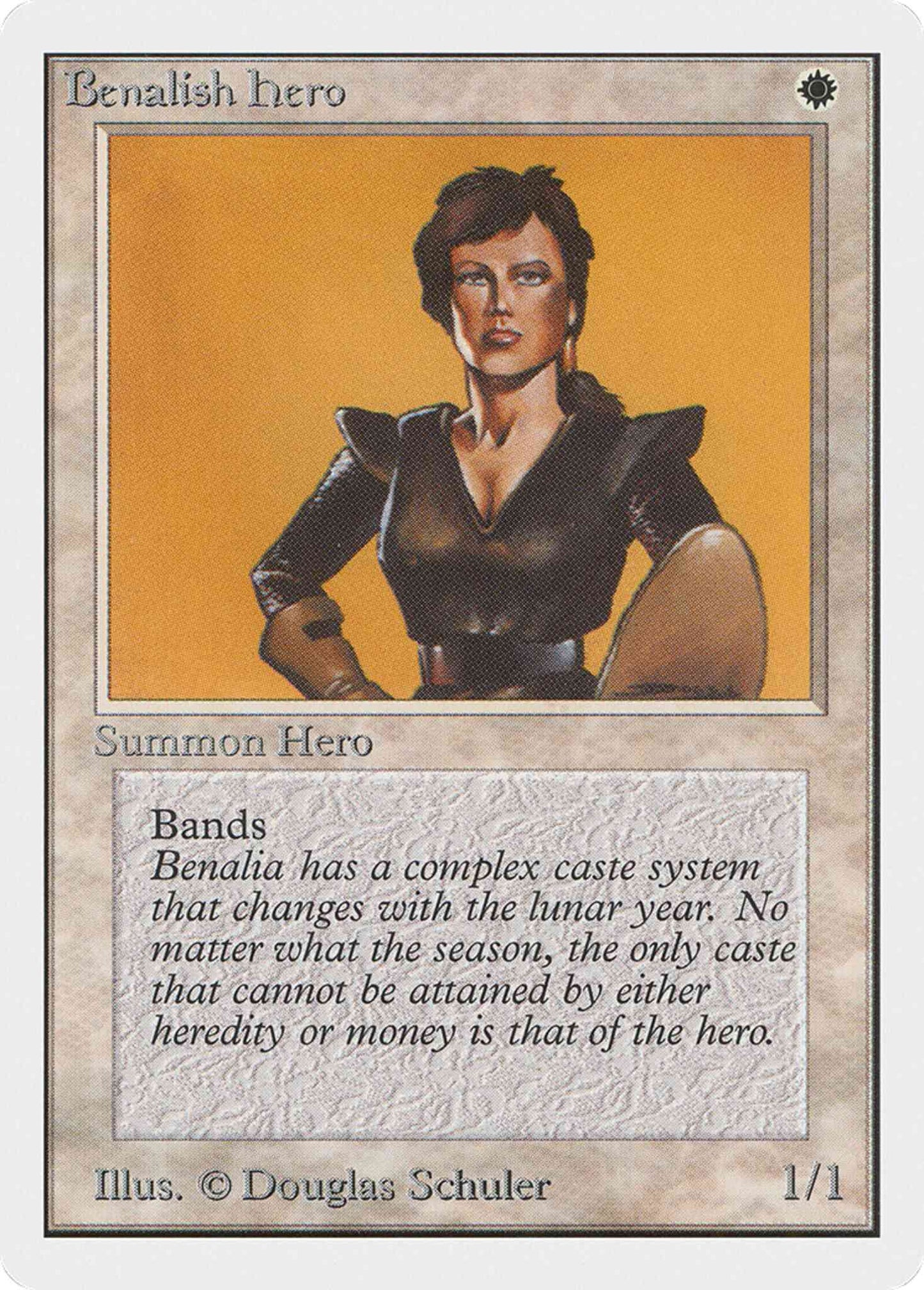 Benalish Hero [4] [Unlimited] [Non-Foil]