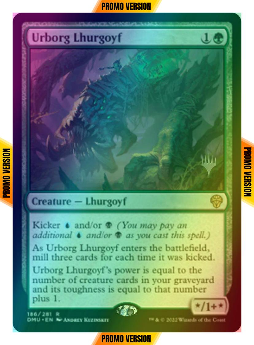 Urborg Lhurgoyf [186p] [Promo Pack] [Dominaria United: Promos] [Foil]