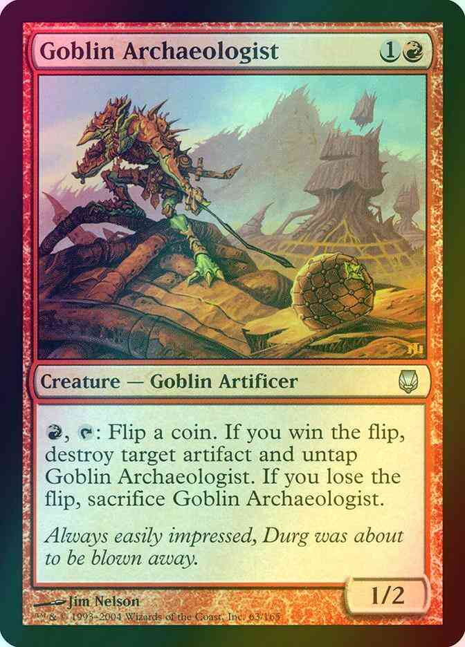 Goblin Archaeologist [63] [Darksteel] [Foil]