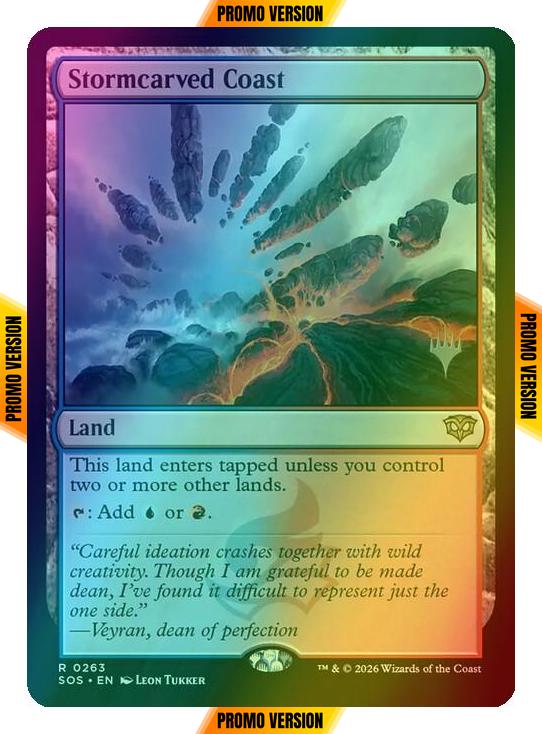 Stormcarved Coast [263p] [Promo Pack] [Secrets of Strixhaven Promos] [Foil]