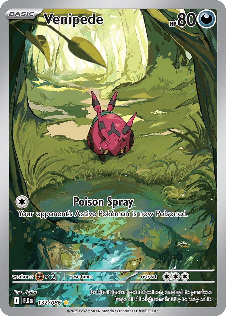 Venipede - 132/086 - Illustration Rare [sv105b-132] [Ultra]