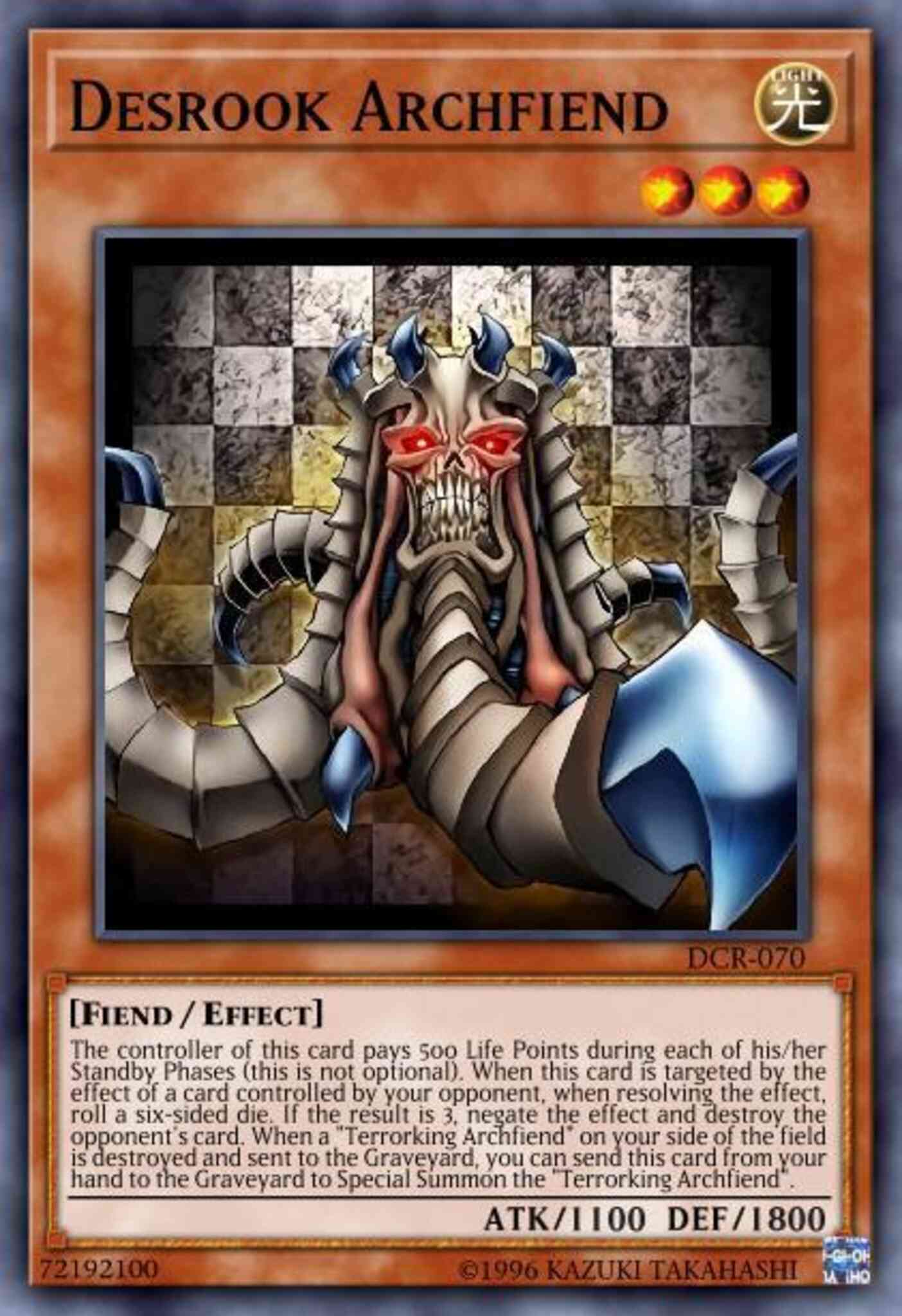 Desrook Archfiend - DR1-EN232 - Common - Unlimited
