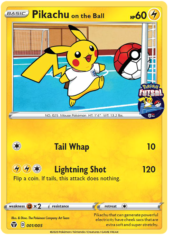 Pikachu on the Ball - 1/5 - Promo [fmsp-1] [Non-Holo]