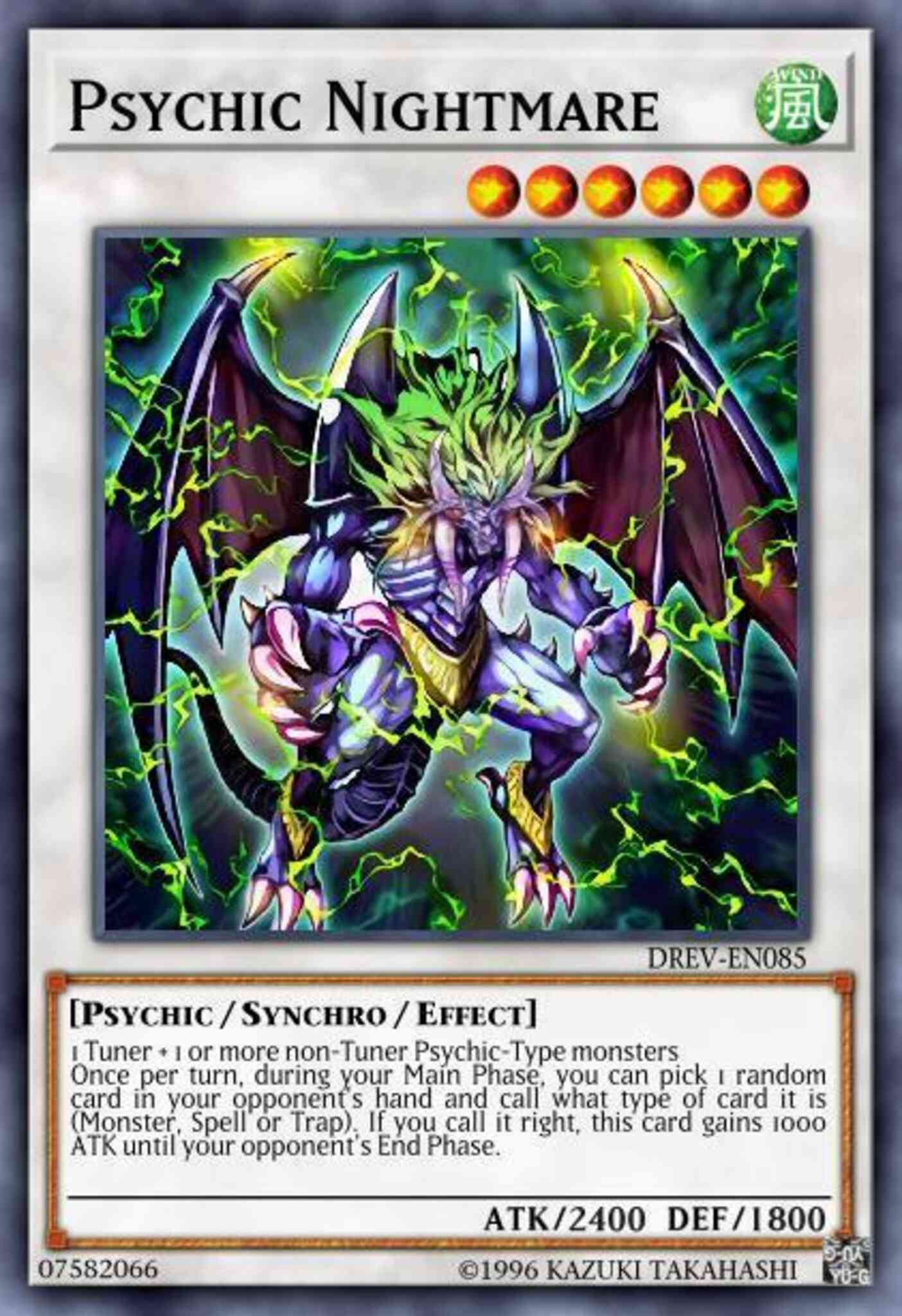 Psychic Nightmare - DREV-EN085 - Secret Rare - 1st Edition