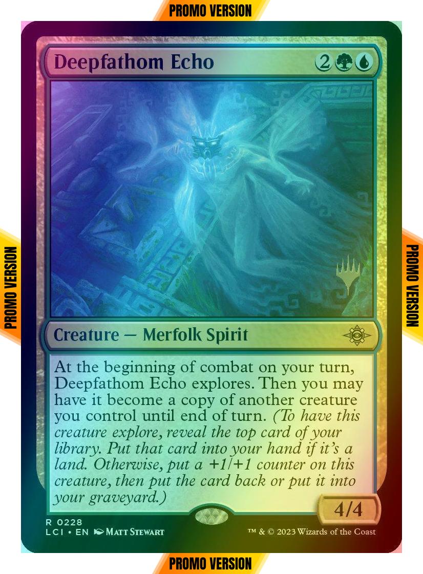 Deepfathom Echo [228p] [Promo Pack] [The Lost Caverns of Ixalan: Promos] [Foil]