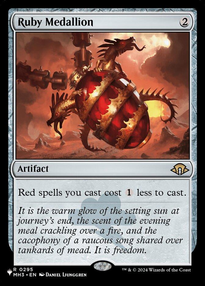 Ruby Medallion [MH3-295] [The List] [Non-Foil]