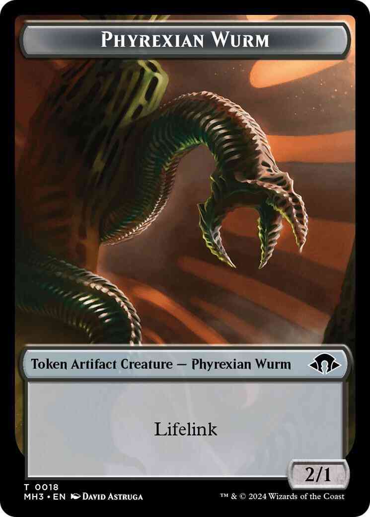 Phyrexian Wurm Token [18] [Modern Horizons 3: Tokens] [Non-Foil]