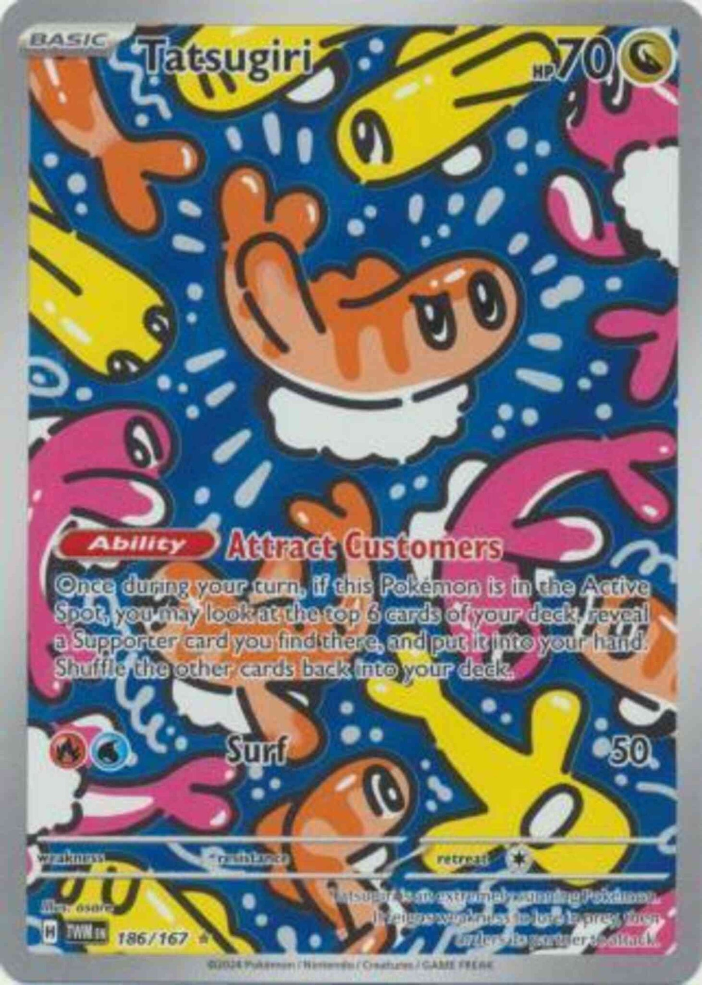 Tatsugiri - 186/167 - Illustration Rare [sv06-186] [Ultra]