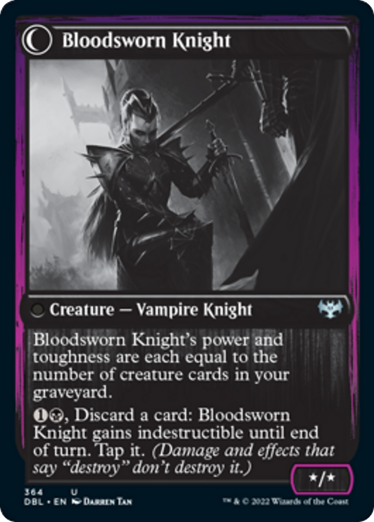 Bloodsworn Squire // Bloodsworn Knight [364] [Innistrad: Double Feature] [Non-Foil]
