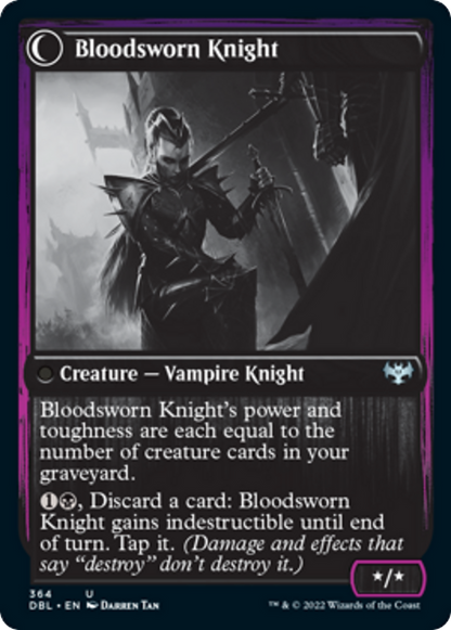 Bloodsworn Squire // Bloodsworn Knight [364] [Innistrad: Double Feature] [Non-Foil]