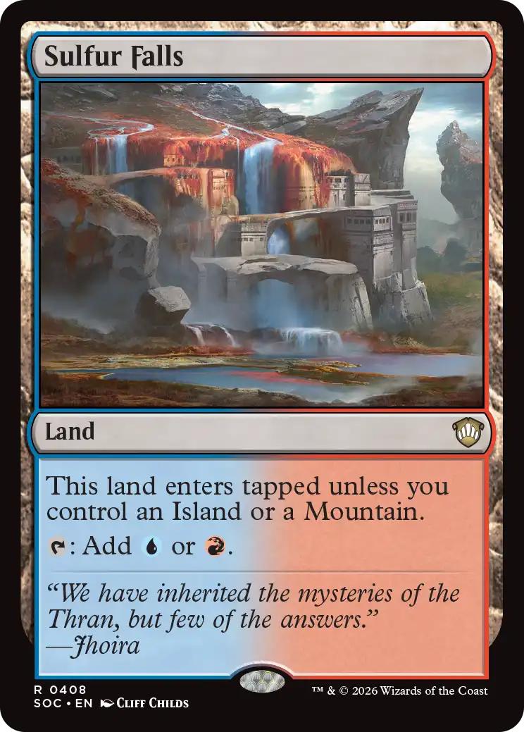 Sulfur Falls [408] [Secrets of Strixhaven: Commander] [Non-Foil]