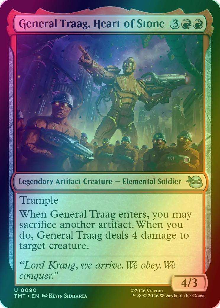 General Traag, Heart of Stone [90] [Teenage Mutant Ninja Turtles] [Foil]