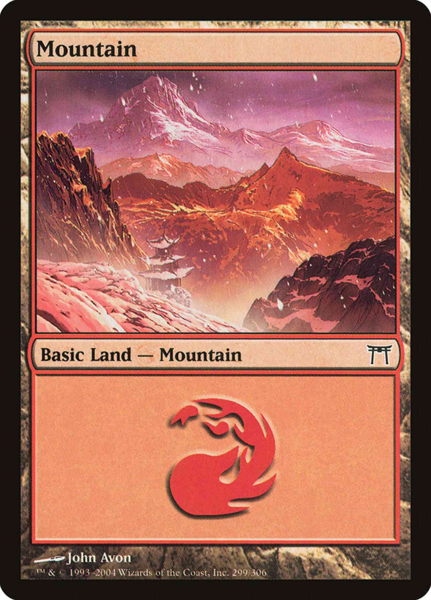 Mountain [299] [Champions of Kamigawa] [Non-Foil]