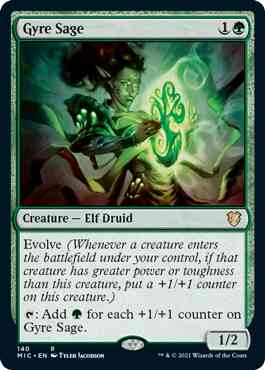Gyre Sage [140] [Innistrad: Midnight Hunt: Commander] [Non-Foil]