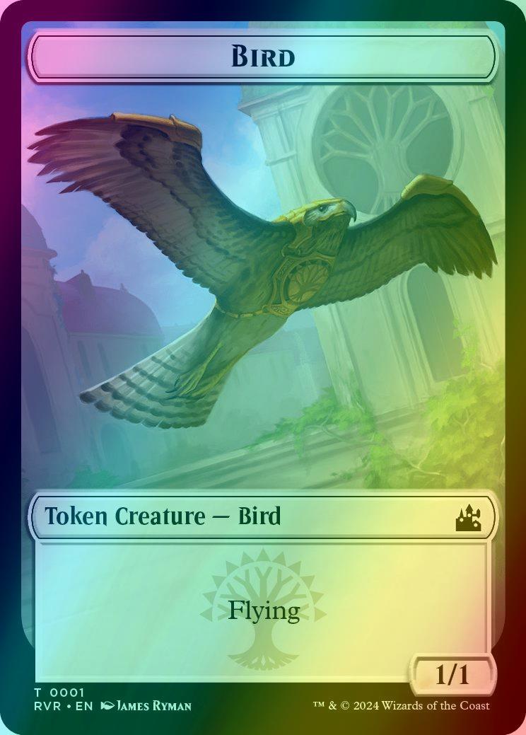 Angel Token (03) // Bird Token (01) [Ravnica Remastered: Tokens] [Foil]