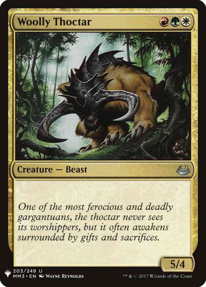 Woolly Thoctar [MM3-203] [The List] [Non-Foil]