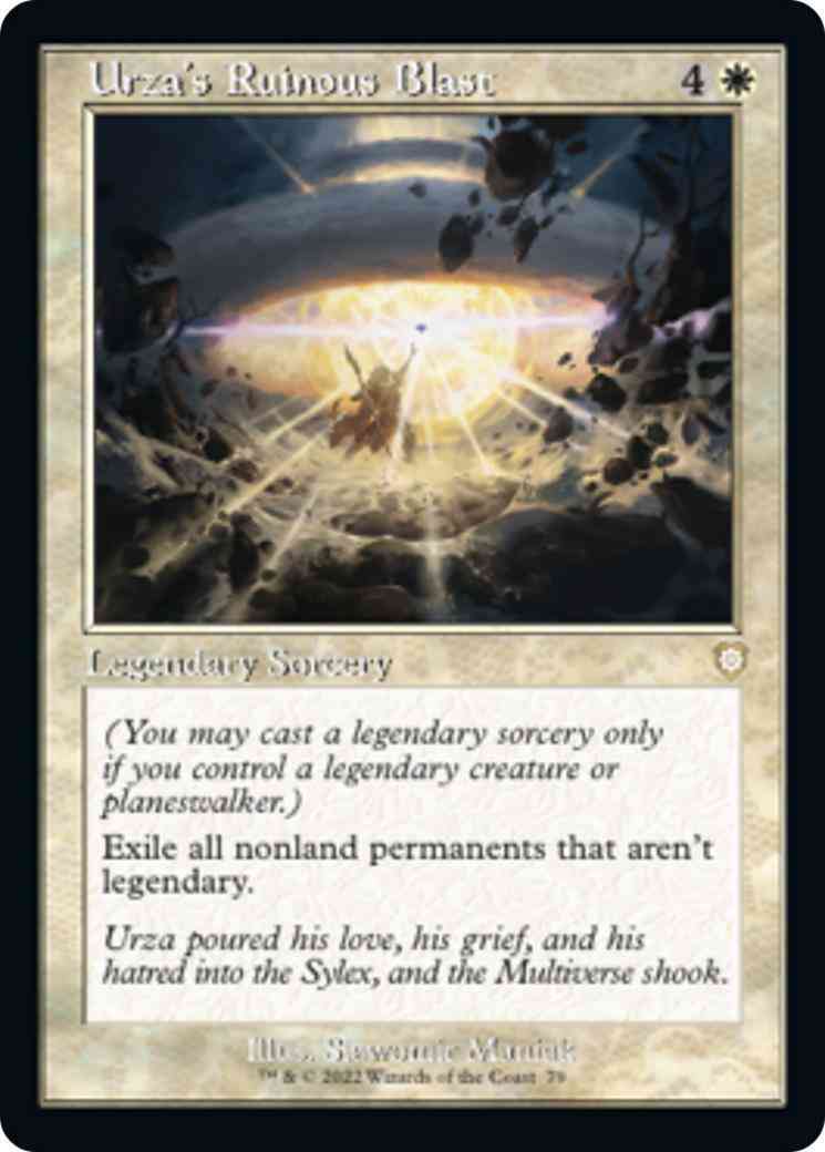 Urza's Ruinous Blast [79] [Retro Frame] [The Brothers' War: Commander] [Non-Foil]