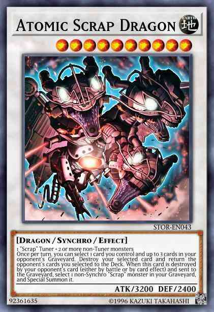 Atomic Scrap Dragon - STOR-EN043 - Ultimate Rare - 1st Edition